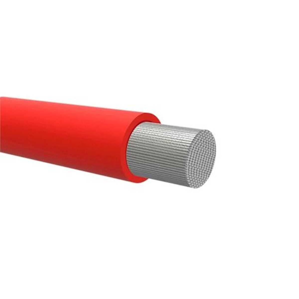 Fortinnet kabel 25mm2 rød