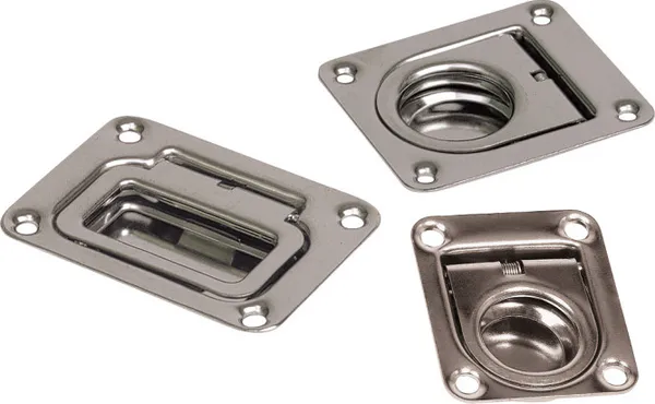 Hovedbilde Dørkring 316 flush, 65 x 55 mm 